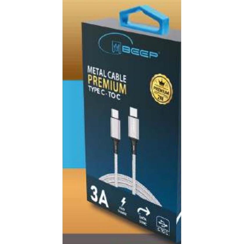 Câble Métal Premium 2m USB-C vers USB-C 5 fils